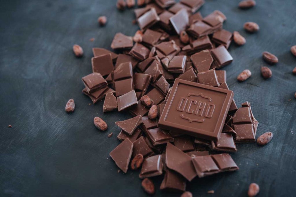 Ocho Chocolate pieces